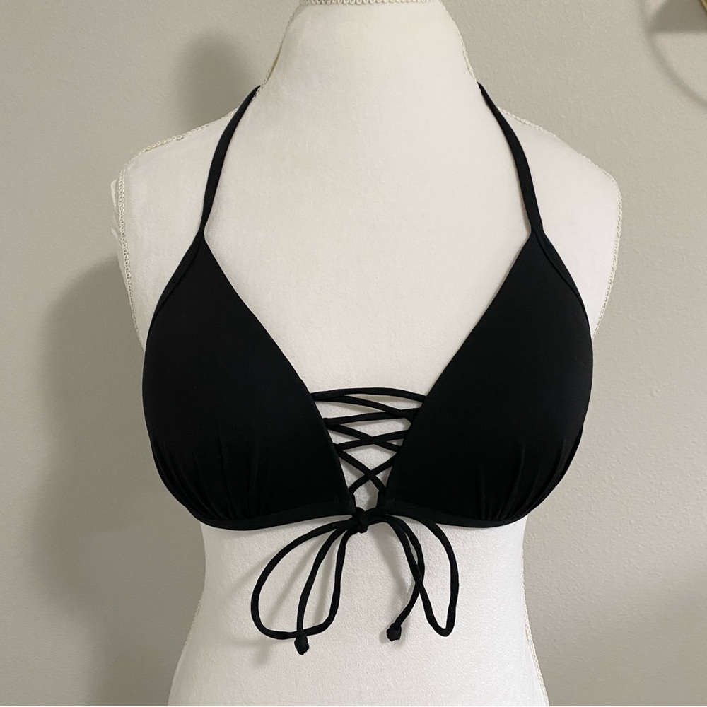 H&M Black Triangle Bikini Top